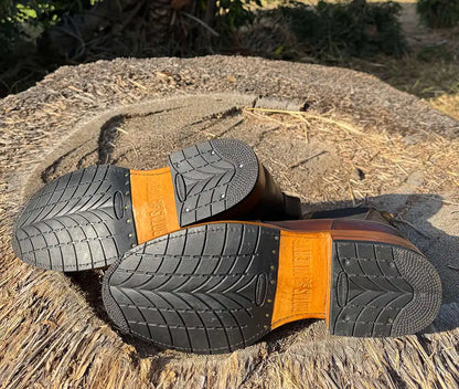 Brown Oil Tanned Chelsea's (Half-Soles)