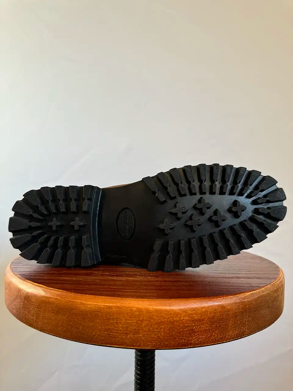 Botas Hasta La Muerte top grain leather Chelsea boots with Goodyear welt and lug soles handcrafted in León Mexico.